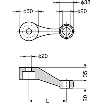 7423VA P&S スパイダーロッド 1個 スガツネ(LAMP) 【通販サイトMonotaRO】