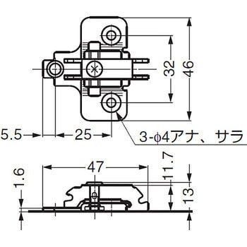 ランプ印 モノフラット LAMP(スガツネ)