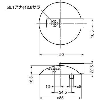 HEWI 戸当り 625型 LAMP(スガツネ)
