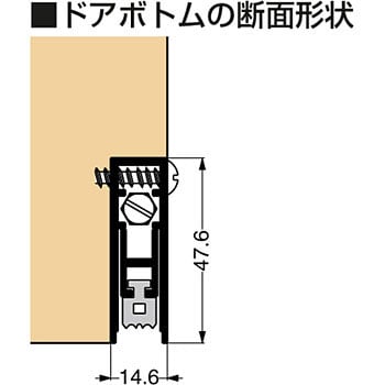 4131CRL-36 PEMKO ドアボトム 1個 スガツネ(LAMP) 【通販サイトMonotaRO】