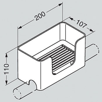 HEWI 小物入 802-03-200型 LAMP(スガツネ)