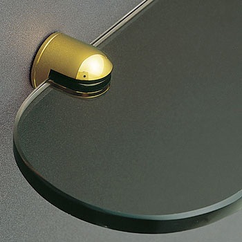 ランプ印 ピヴォ ガラス棚受 LAMP(スガツネ)