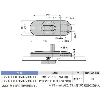 850-300+850-500-99 HEWI 表示器付ラッチ錠 1個 スガツネ(LAMP) 【通販