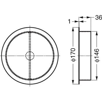 AD-DH015 ランプ印 ステンレス鋼製 屑入投入口 AD-DH015 フタ付 1個