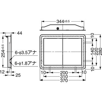 ランプ印 ステンレス鋼製 連動式屑入投入口 AZ-DD310型 LAMP(スガツネ)