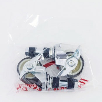 415EX・自在車ストッパー付(ナイロンホイール・ウレタン車) ハンマーキャスター