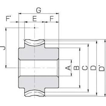 AGF2-20R2 AGF ウォームホイール モジュール2 1個 小原歯車工業(KHK