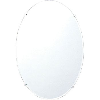 KF-5070AC 化粧鏡(防錆・楕円形・500×700) 1個 LIXIL(INAX) 【通販
