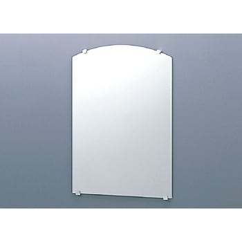 爆買い低価INAX小物　新品　化粧棚付化粧鏡(防錆)上部アーチ形　KF-3550ABR 壁掛け式