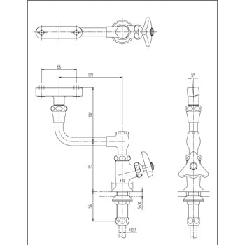 LF-23BN 立形洗眼水栓 LIXIL(INAX) 呼び径13mm - 【通販モノタロウ】