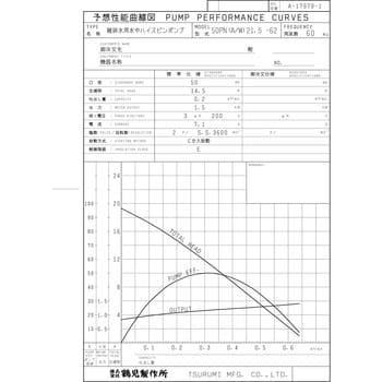 50PN21.5 雑排水用水中ハイスピンポンプ (バンクスシリーズ) PN型 1台