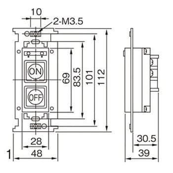 100V・200V操作用・2線式パワーリモコンスイッチ Panasonic