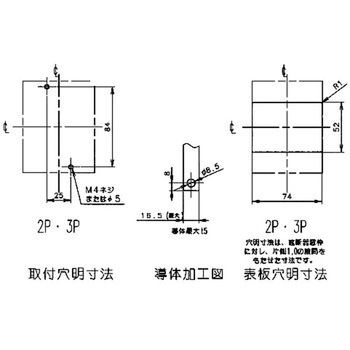 漏電ブレーカ BKW型 端子カバー付