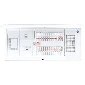 Panasonic 住宅分電盤 太陽光発電システム対応住宅分電盤 ドア付 露出半埋込両用形 フリースペース付 リミッタースペース付 BQEF36221J