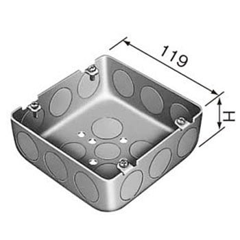 DS38546 大型四角アウトレットボックス深型 1個 パナソニック