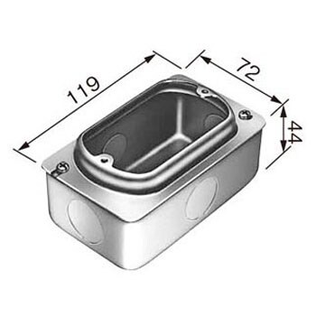 Ds スイッチボックス カバー付 トロセーブ 1個 パナソニック Panasonic 通販サイトmonotaro