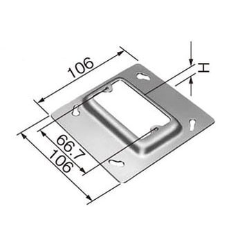 中型四角器具用カバー パナソニック(Panasonic) 電設用各種カバー