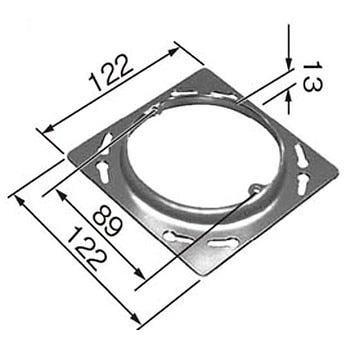 塗装大型四角大丸穴カバー Panasonic(パナソニック)