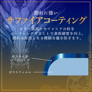 iPhone 16 Pro Max ガラスフィルム「GOD GLASS 極龍神」練磨 ブルーライトカット GOD GLASS