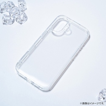 iPhone 16 Plus 超硬度・耐傷ガラスハイブリッドケース「GOD GLASS 超凰神」 クリア ストラップホール搭載 耐衝撃 GOD GLASS