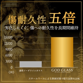 iPhone 16 Pro Max ガラスフィルム「GOD GLASS 覇獅神」練磨 超透明 GOD GLASS