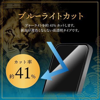 iPhone 16 Pro ガラスフィルム「GOD GLASS 覇獅神」練磨 ブルーライトカット GOD GLASS