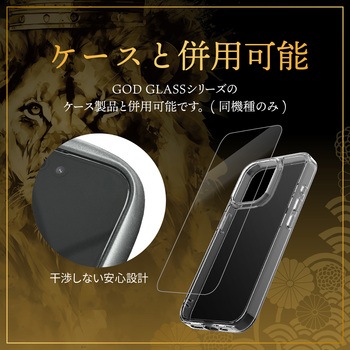 iPhone 16 Pro ガラスフィルム「GOD GLASS 覇獅神」練磨 ブルーライトカット GOD GLASS