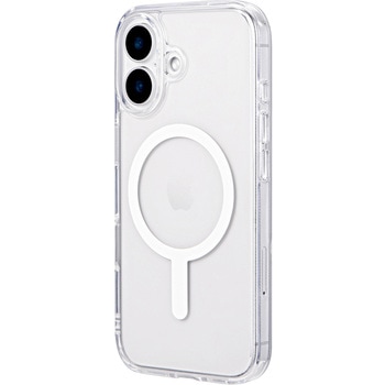 iPhone 16 MagSafe対応・超硬度・耐傷ガラスハイブリッドケース「GOD GLASS 超凰神」 クリア ストラップホール搭載 耐衝撃 GOD GLASS