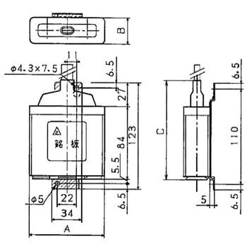 ZA-100L 低圧進相コンデンサ 口出線付三相専用 1個 パナソニック