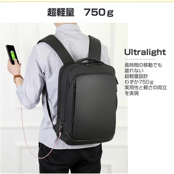 ビジネスリュック パソコン 12～16インチ と NEC VersaPro UltraLite タイプVG PC-VKT46GM9LVNM 14インチ 対応 保護フィルム 2点セット ノート PC バッグ メディアフューチャー