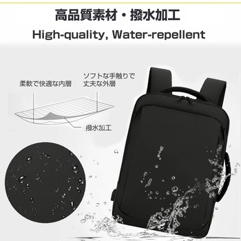 ビジネスリュック パソコン 12～16インチ と NEC VersaPro UltraLite タイプVG PC-VKT46GM9LVNM 14インチ 対応 保護フィルム 2点セット ノート PC バッグ メディアフューチャー