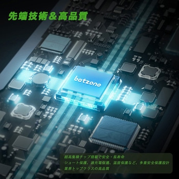 USB Type-C直挿し充電リチウムイオン充電池 batzone batzone