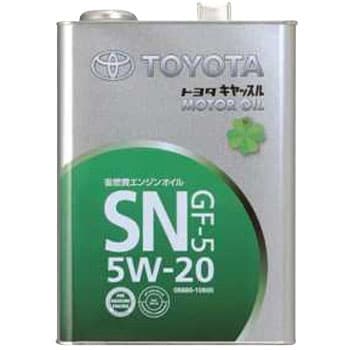 トヨタ純正エンジンオイル SN/GF-5 5W-20 1缶(4L) トヨタ 【通販サイト ...