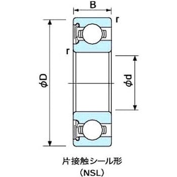 6008NSE 単列深溝玉軸受 6000番台 NSE 1個 NACHI(不二越) 【通販サイト