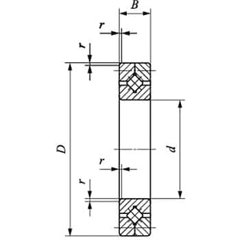 標準形クロスローラベアリング CRB・CRBC 日本トムソン(IKO) 特殊