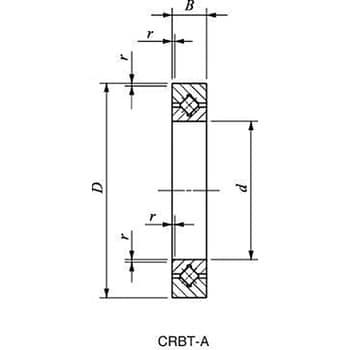 超薄形クロスローラベアリング CRBT 日本トムソン(IKO) 特殊 【通販モノタロウ】