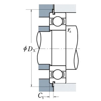 深溝玉軸受 6300番台 ZZ 止め輪付 NSK(日本精工) ボールベアリング