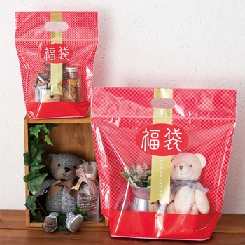 福袋市松柄ジップスタンドバッグ HEADS(ヘッズ)