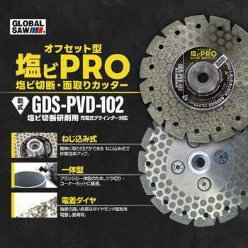 GDS-PVD-102 グローバルソー オフセット型 塩ビPRO モトユキ 外