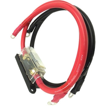 SP2000-112対応インバーター保護用ヒューズ付ケーブル 赤黒各1m ONE GAIN(ワンゲイン)