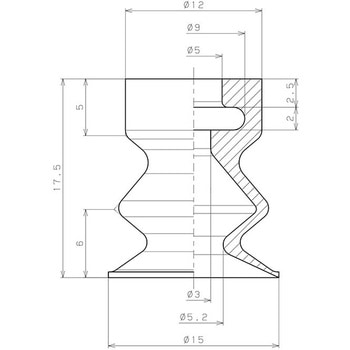 真空パッド ソフトベローズパッド (パッド単体) PISCO(ピスコ)