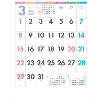 【名入れ】パステルカラースケジュールー6weeksー レスタス