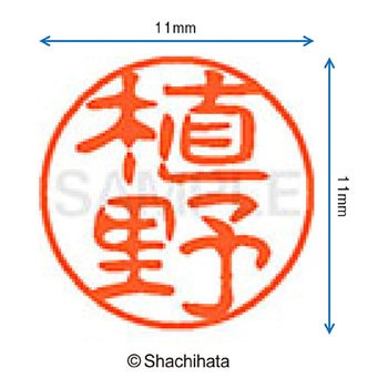 ブラック11 既製(ウ) シヤチハタ