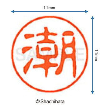 ブラック11 既製(ウ) シヤチハタ