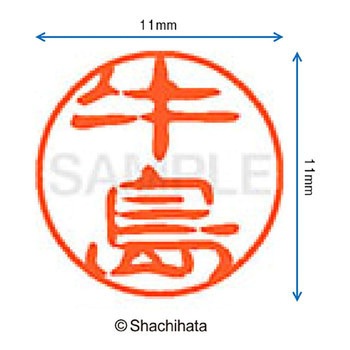ブラック11 既製(ウ) シヤチハタ