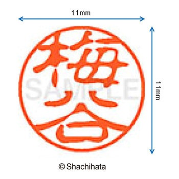 ブラック11 既製(ウ) シヤチハタ