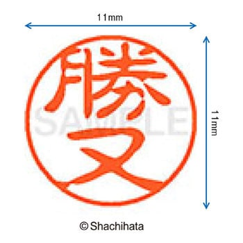ブラック11 既製(カ) シヤチハタ