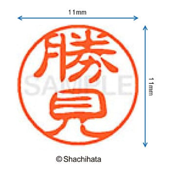 ブラック11 既製(カ) シヤチハタ