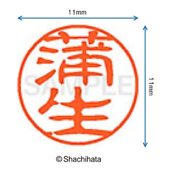 ブラック11 既製(カ) シヤチハタ