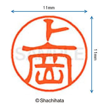 ブラック11 既製(カ) シヤチハタ